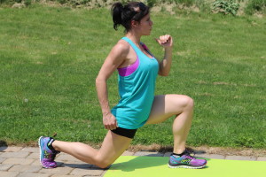 Hopping Lunges (Forward & Back): Part 1 Start in a Lunge Position. 