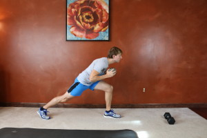 Runner's Lunge Crunch: Part 2