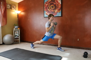 Runner's Lunge Crunch: Part 1