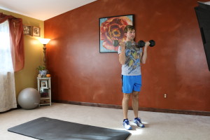 Lunge Curl & Press: Part 1