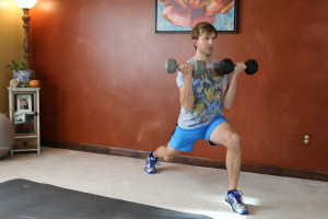 Lunge Curl & Press: Part 2