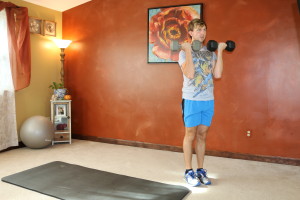 Lunge Curl & Press: Part 4