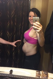 26 week baby bump