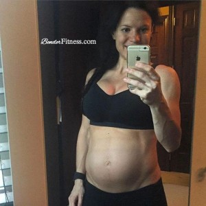 27 weeks pregnant belly benderfitness_Fotor