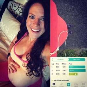 37 week pregnant run