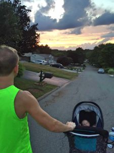 Sunset Walk with Jesse and Maverick. 