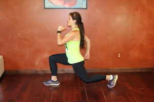 Lunge Jump or Lunge Squeeze Alternating (Modification)