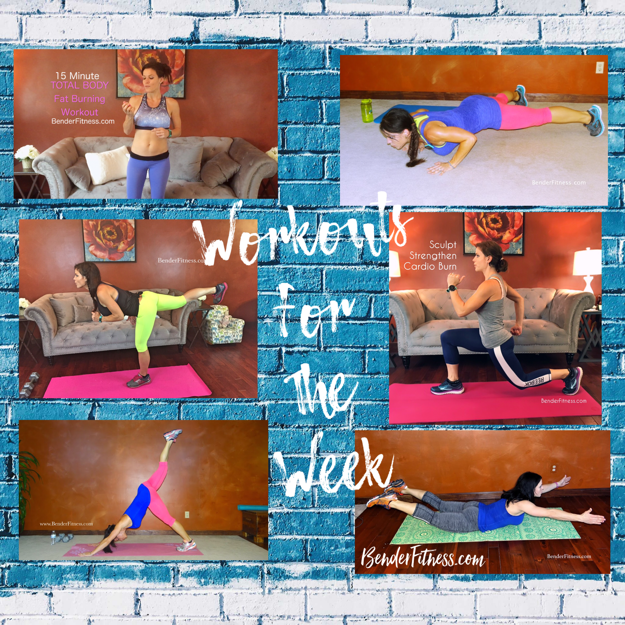 Weekly Workout Schedule: #BFBody Week 13 | Bender Fitness
