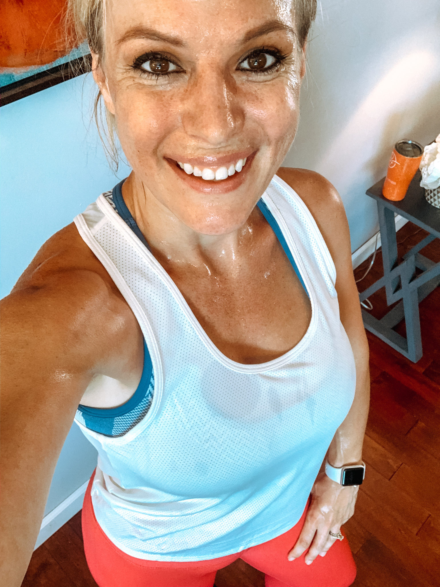 Fast, Standing Workout Strength and Power Dumbbells & Plyometric