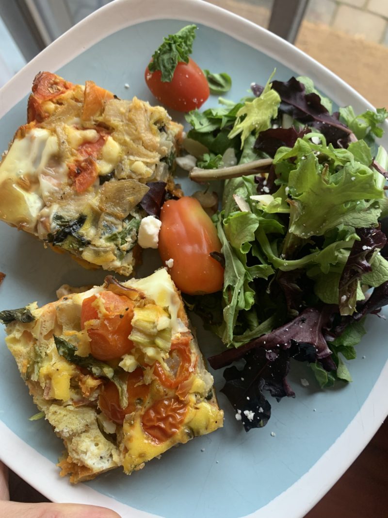 how to make a healthy frittata