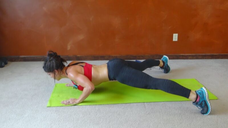 Plank Jack Push-ups Exercise for core, legs, thighs, shoulder and arms