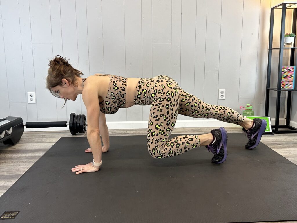 Beast to Plank Pose Exercise for shoulders, arms, and core