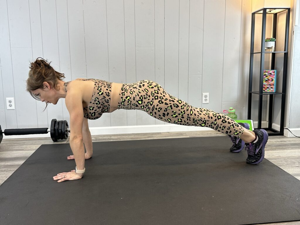 Beast to Plank Pose Exercise for shoulders, arms, and core