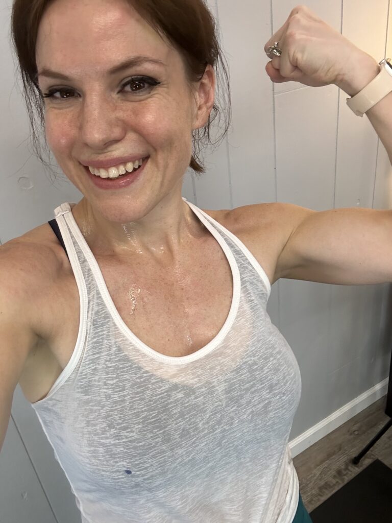 Post workout sweat