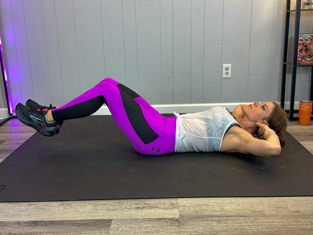 Core workout photo tutorial for stronger abs