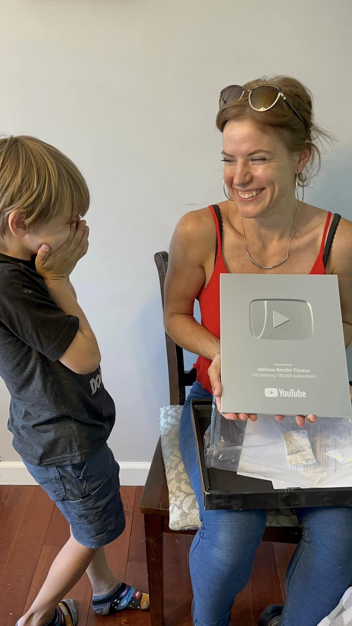 Getting a silver play button award from YouTube