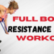 Full Body Resistance Band Workout. Low Impact, Full Body Exercise Routine.