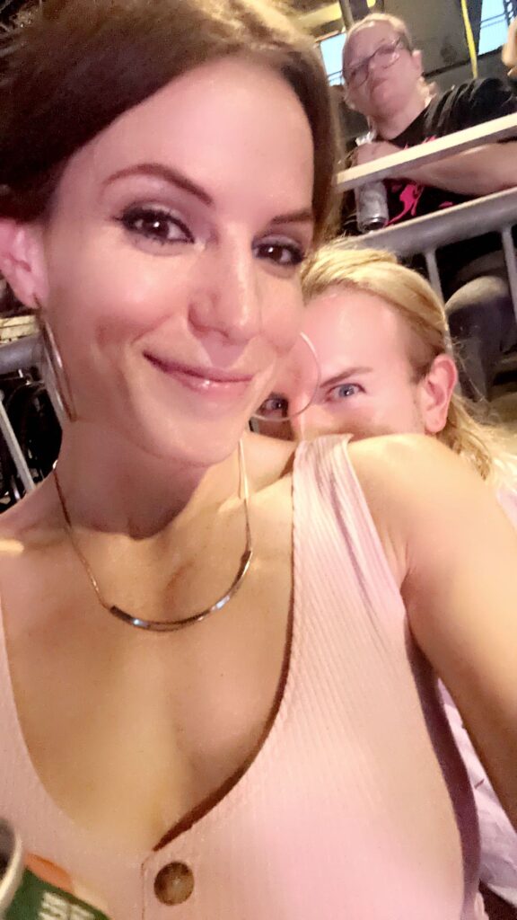 Melissa and Jesse at the P!nk concert in Pittsburgh. 